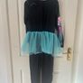 Girls Skeleton Halloween Outfit with Headband 9-10 Image 7