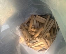 Wood kindling and offcuts