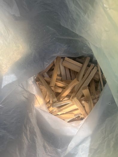 Wood kindling and offcuts