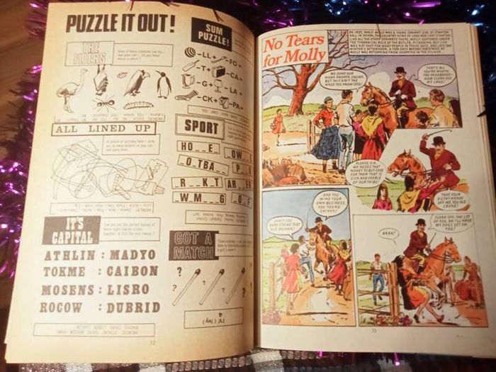 1975. Christmas Winter Tammy Annual 1975. Unclipped. Fleetway /IPC Magazine's 1974.