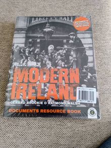 Modern Ireland fourth edition by Gerard Brockie and Raymond Walsh for Ordinary and Leaving Level Gill Education Books new and sealed with FREE STANDARD POSTAGE INCLUDED