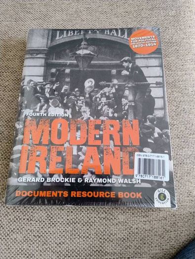 Modern Ireland fourth edition by Gerard Brockie and Raymond Walsh for Ordinary and Leaving Level Gill Education Books new and sealed with FREE STANDARD POSTAGE INCLUDED