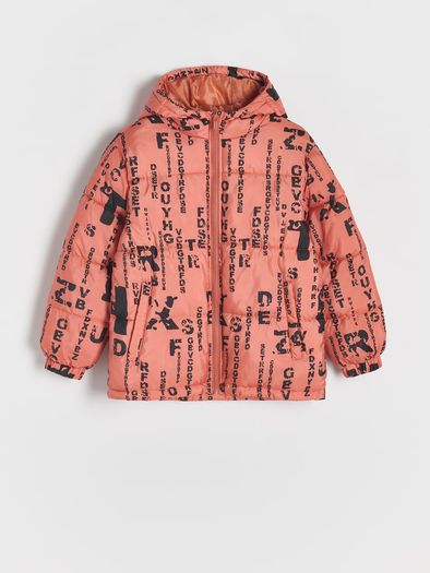 Quilted jacket with hood water reppelent 12-13 years 158-164 cm