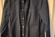 H and m long sleeve navy shirt