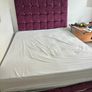 Beautiful double bed with stunning headboard and loads of storage Image 3