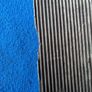 Pair of antique ribbed butter pats Image 4