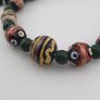 Antique Venetian Style Mix Glass Beads Necklace Image 7