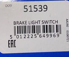 Brake Light Switch ntermotor 51539