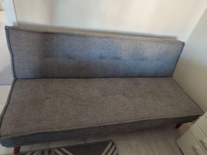 Grey Fabric Sofa Bed