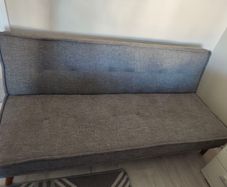Grey Fabric Sofa Bed