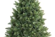 Christmas Decorations - 6ft/72inch Artificial Canadian Fir Full Bodied Pop-up Christmas Tree w/1200 Tips, Perfect Christmas Trees with Metal Stand for Home &amp; Office, Compact and Easy to Store
