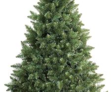 Christmas Decorations - 6ft/72inch Artificial Canadian Fir Full Bodied Pop-up Christmas Tree w/1200 Tips, Perfect Christmas Trees with Metal Stand for Home & Office, Compact and Easy to Store