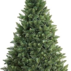 Christmas Decorations - 6ft/72inch Artificial Canadian Fir Full Bodied Pop-up Christmas Tree w/1200 Tips, Perfect Christmas Trees with Metal Stand for Home & Office, Compact and Easy to Store