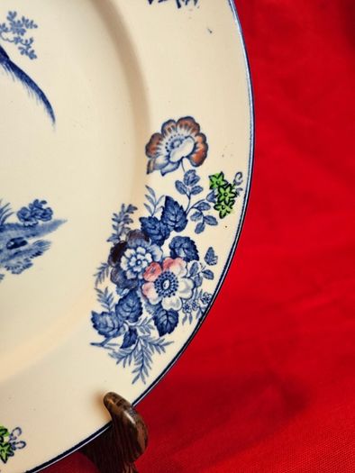 Wood &  Sons Oriental Birds Plate England, c. 1914-1924