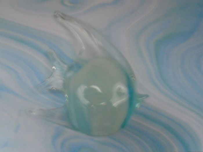 Glass fish ornament,Ornament,Glass,Gift,Home decor