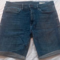 m&s denim shorts
