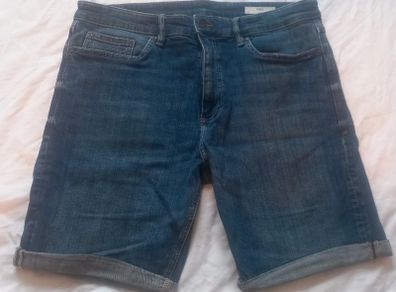 m&s denim shorts