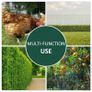 Coated Welded Wire Mesh Fencing Chicken Poultry Aviary Fence Run 30m Dark Green Image 4