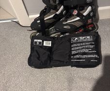 Brand new rollerblades and pad set size 36