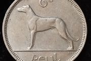 Ireland - 1948 - 6 Pence - Wolfhound - KM.13a - [797]