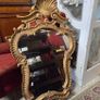 Vintage Portuguese Gilt Gesso Bevelled Glass Mirror Image 4