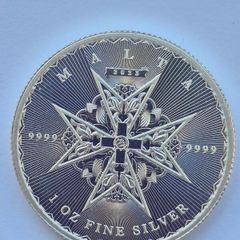 Central Bank of Malta 1 oz Silver Bullion Coin