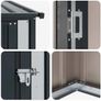 Garden Sheds Anthracite 103 x 86 x 200 cm Metal Image 5