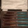 1919 Sterling Silver and Bakerlite Butter Knives Image 3