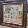 Large vintage painting in an old frame Image 3