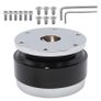 Quick-release Steering Wheel, Aluminum Alloy Adapter, Suitable for 6-Hole Steering Wheel Modifications and Racing Enthusiasts Image 2