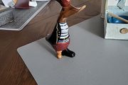 Duck peg leg carved