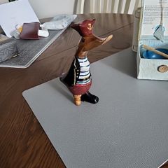 Duck peg leg carved