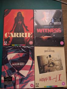 Arrow 4K and Blu Ray Collection