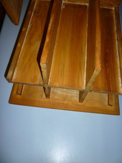 Wine rack Wooden Storage Box Crate Hand Painted. Vintage