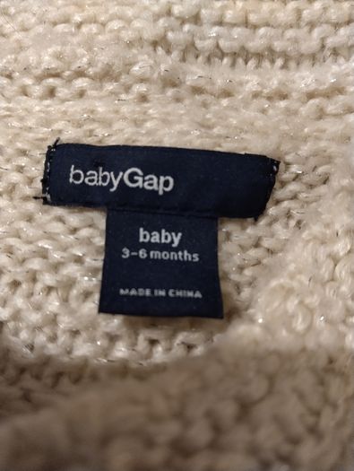 Next Blue Denim Skirt & Gap wool cardigan