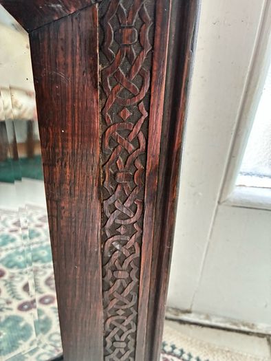 Early 1900s Art Nouveau/ Arts and Crafts Octagonal bevelled glass mirror