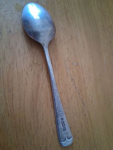 J.Lyons Tea branded teaspoon c1920s