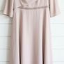 Veni Infantino blush cape dress stunning mother of the bride / groom wedding chic Image 3