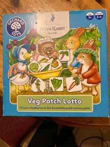 Peter Rabbit  Veg Patch Lotto. Suit 3 yrs up