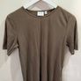 VILA Crinkle Taupe Top Size M! Image 2