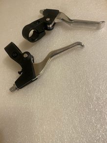 100% Brand-New Alloy Brake Lever MTB Bicycle BMX/Mountain Bike Handle Hand V Bar Brake Lever Pair, Bike Parts