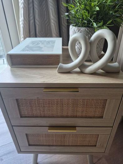 Rattan bedside Cabinet