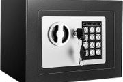NEW SALE | 4.6L Digital Steel Safe, Fireproof Safe Boxes for Home Use, Electronic Security Home Office Money Cash Safe Box With 2 keys, Wall Safes 230mmx170mmx170mm-Black