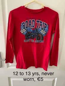 Boys 12 to 13 t shirt