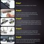 Set of 2 Universal LED Work Light Mounts for Cars And Motorcycles, Image 9