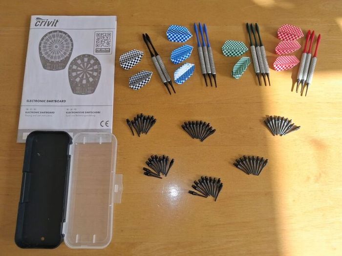 Crivit Electronic Dart Game With Darts & Instruction Manuel - RRP - 29.99