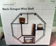 Black wire Shelf