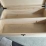 Natural STORAGE Wooden Box with Hinged Lid and Clasp Image 5