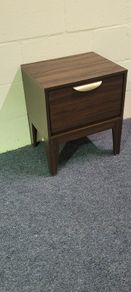 New 1 drawer Walnut Bedside locker