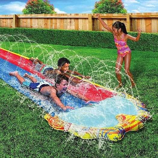 16ft Splash Sprint Racing Water Double Slider Water Slide (FREE SHIPPING)